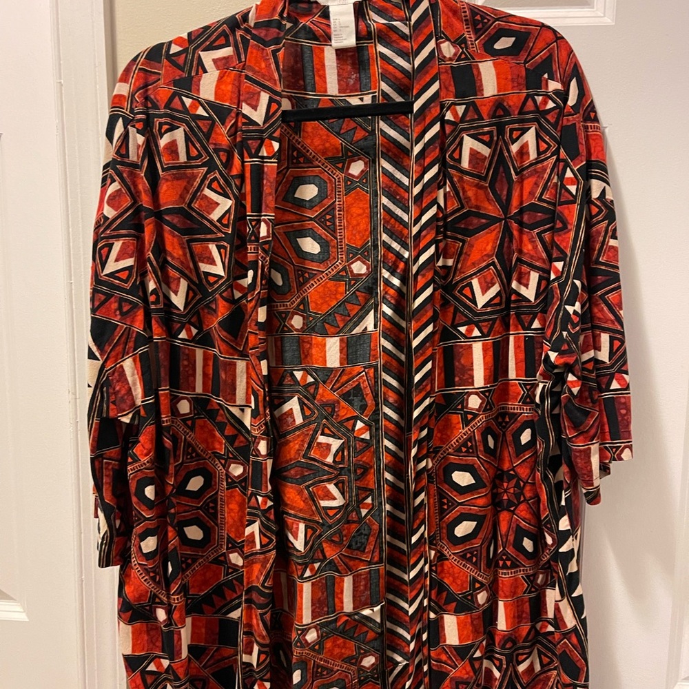Black and Red Kimono